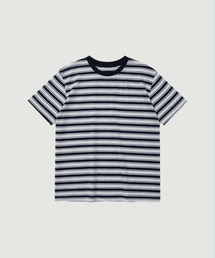 ロリーストライプTシャツ_ネイビー