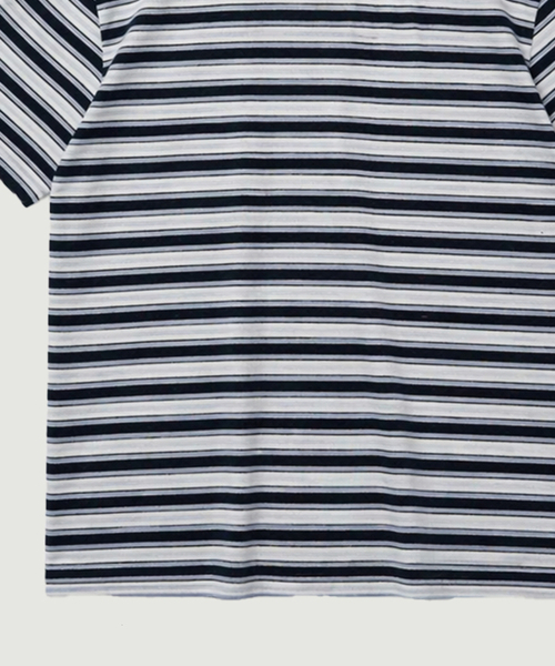 AARAN(アラン)の「ロリーストライプTシャツ_ネイビー(Tシャツ/カットソー・レディース・ネイビー・FREE)」の4枚目の写真