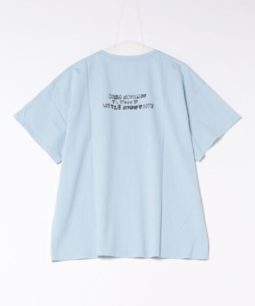 Little sunny bite（リトルサニーバイト）の「/Little sunny bite/anna hopman x little sunny bite animal big tee 26SS（Tシャツ/カットソー・メンズ・ブラック/ブルー/ホワイト・MEDIUM/SMALL）」の6枚目の写真