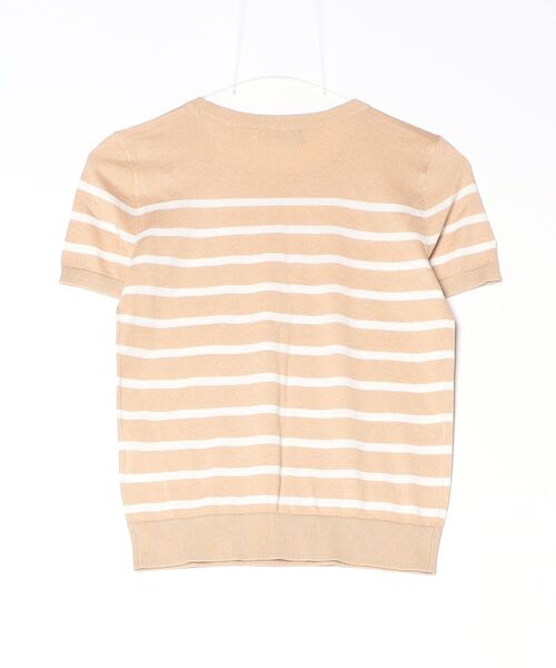 LAUREN RALPH LAUREN(ローレン ラルフ ローレン)の「ストライプド ショートスリーブ セーター(ニット/セーター・レディース・マルチ・XXS/XS/L/M/S)」の2枚目の写真