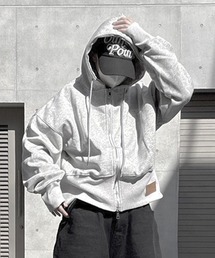 YACA（ヤーカ）の「Pigment Short Zip Hoodie/ピグメントショートジップフーディー（パーカー）」