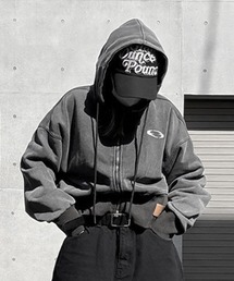 YACA（ヤーカ）の「Pigment Short Zip Hoodie/ピグメントショートジップフーディー（パーカー）」