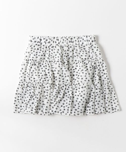 CeLess(セレス)の「Floral Flared Mini Skirt / 小花柄フレアミニスカート(スカート・レディース・ホワイト/ブラック・M/S)」の17枚目の写真