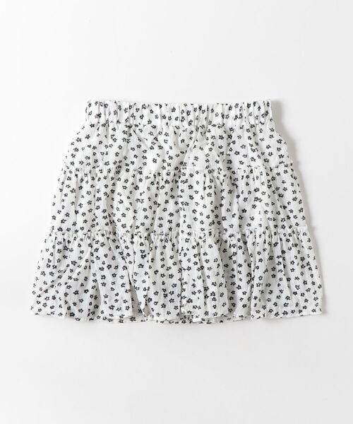 CeLess(セレス)の「Floral Flared Mini Skirt / 小花柄フレアミニスカート(スカート・レディース・ホワイト/ブラック・M/S)」の18枚目の写真