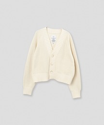 「KHA:KI / カーキ」GARMENT DYED CARDIGAN