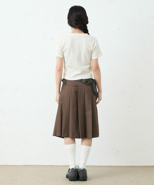 FCMM(エフシーエムエム)の「DOUBLE BOTTON SKIRT/ダブルボタンスカート(スカート・レディース・ブラウン/ブラック/グレー・SMALL/MEDIUM)」の13枚目の写真