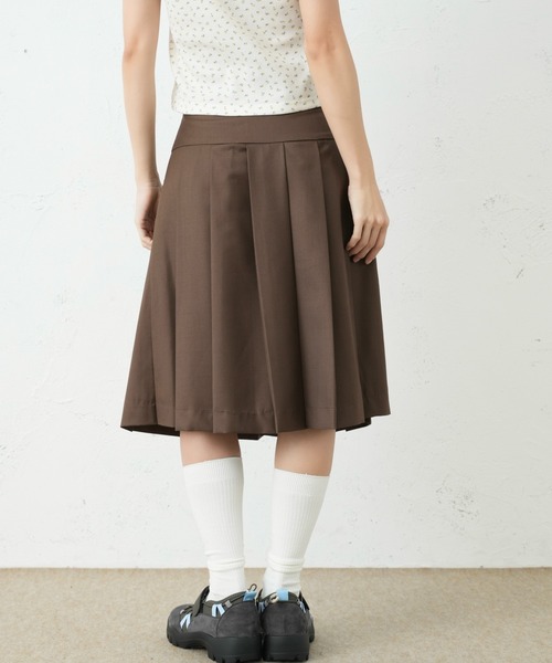 FCMM(エフシーエムエム)の「DOUBLE BOTTON SKIRT/ダブルボタンスカート(スカート・レディース・ブラウン/ブラック/グレー・SMALL/MEDIUM)」の17枚目の写真