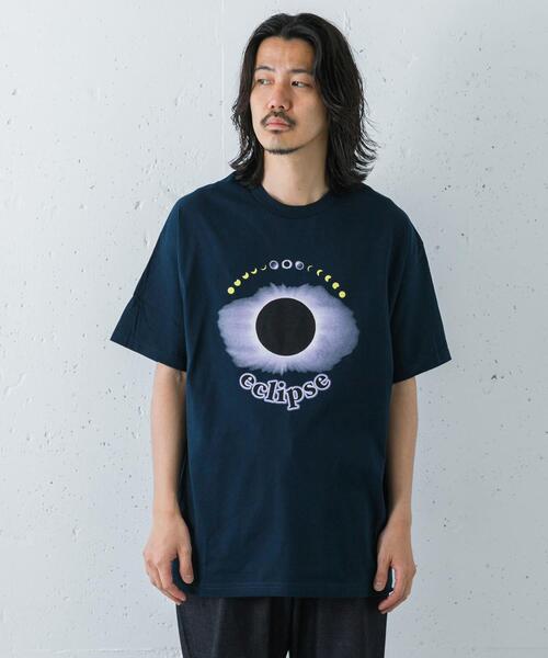 Cotton Expressions(コットンエクスプレッションズ)の「Cotton Expressions SOLAR ECLIPSE T-SHIRTS(Tシャツ/カットソー・メンズ・ネイビー・MEDIUM/X-LARGE/LARGE)」の2枚目の写真