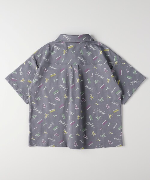 MPS(エムピーエス)の「ストレッチ総柄半袖シャツ(シャツ/ブラウス・キッズ・グレー系/ブラック系・11/12/13/14/15 /16)」の7枚目の写真