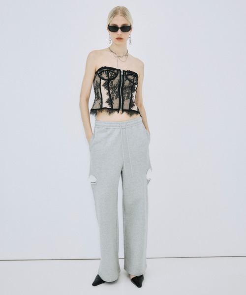 JOSE MOON(ジョゼムーン)の「LACE PANEL CORSET/レースパネルコルセット(その他トップス・レディース・ブラック/ベージュ系その他・36/38)」の3枚目の写真