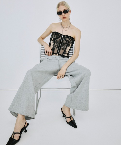 JOSE MOON(ジョゼムーン)の「LACE PANEL CORSET/レースパネルコルセット(その他トップス・レディース・ブラック/ベージュ系その他・36/38)」の21枚目の写真