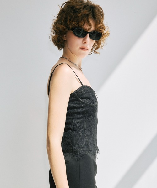 JOSE MOON(ジョゼムーン)の「LACE PANEL CORSET/レースパネルコルセット(その他トップス・レディース・ブラック/ベージュ系その他・36/38)」の16枚目の写真