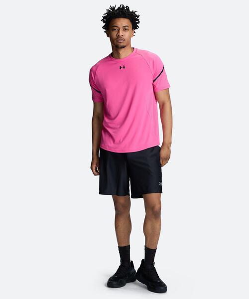 UNDER ARMOUR(アンダーアーマー)の「UAアーマードライ ショートスリーブ Tシャツ(トレーニング/メンズ)(Tシャツ/カットソー・メンズ・ピンク系・S/L/2XL/M/XL)」の3枚目の写真