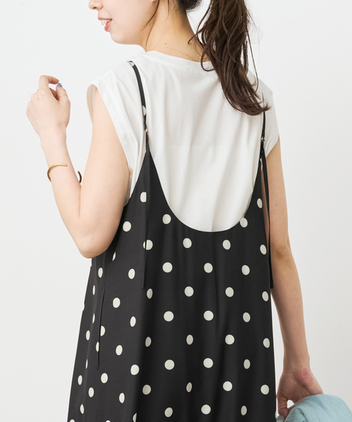 Spick & Span(スピックアンドスパン)の「《WEB限定 / 追加》ドットティアードキャミソールワンピース(ワンピース・レディース・その他4/マルチ・36/38)」の10枚目の写真