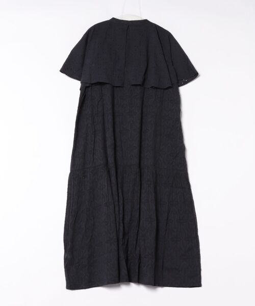 Sawa a la mode(サワアラモード)の「ケープ付きインド綿ワンピース(ワンピース・レディース・ブラック・FREE)」の5枚目の写真