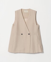 お値下げ新品未使用ユナイテッドアローズベージュ ベスト¥27940 UNITED ARROWS｜ユナイテッドアローズ（レディース）のトップス