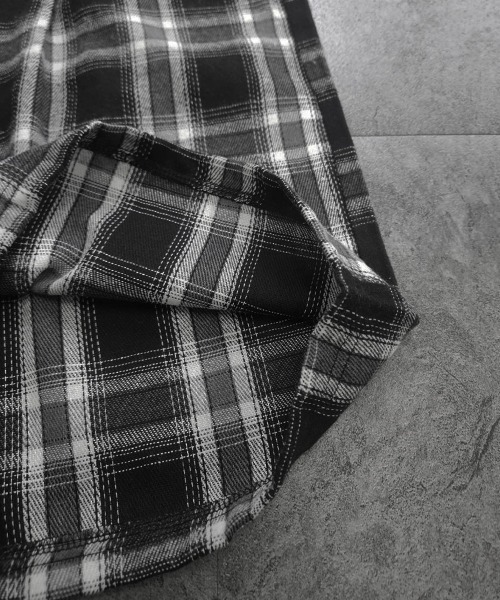 YACA(ヤーカ)の「Loose Check Half Pants/ルーズチェックハーフパンツ【unisex item】(その他パンツ・レディース・ブラック/ホワイト・FREE)」の18枚目の写真