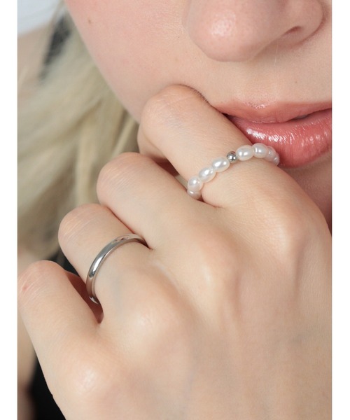 Bilan（ビラン）の「【BILAN】(金属アレルギー軽減)Slim Glow Simple Ring/スリムグロウシンプルリング（リング・レディース・シルバー・14号/16号/11号）」の5枚目の写真
