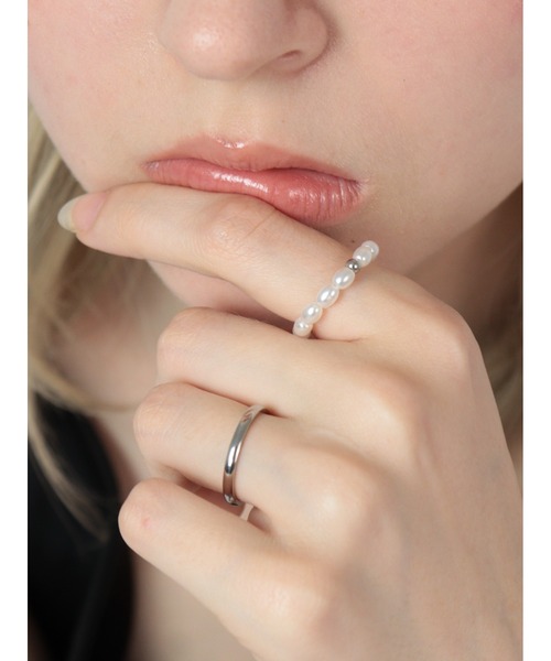 Bilan（ビラン）の「【BILAN】(金属アレルギー軽減)Slim Glow Simple Ring/スリムグロウシンプルリング（リング・レディース・シルバー・14号/16号/11号）」の6枚目の写真