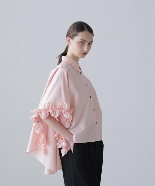 ADORE(アドーア)の「◆クリアコンパクトブラウス(シャツ/ブラウス・レディース・ブルー/ピンク/ホワイト・38)」の12枚目の写真
