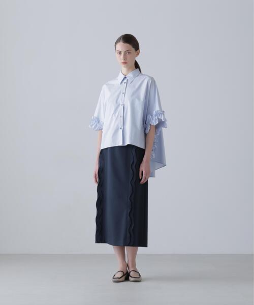 ADORE(アドーア)の「◆クリアコンパクトブラウス(シャツ/ブラウス・レディース・ブルー/ピンク/ホワイト・38)」の21枚目の写真