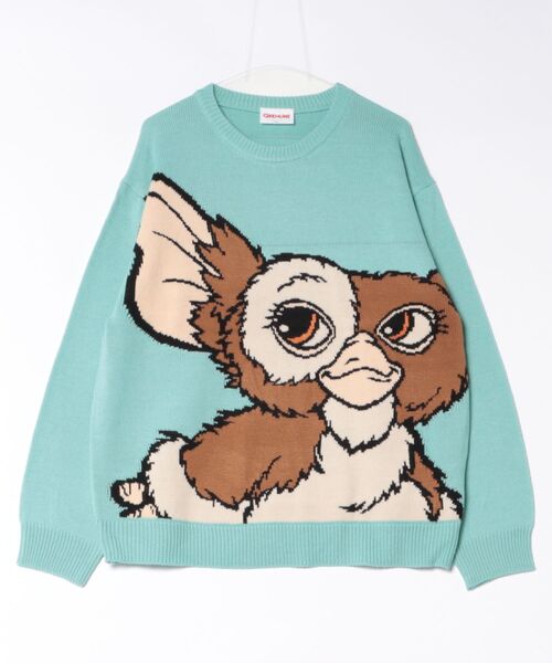 ADPOSION(アドポーション)の「【GREMLINS / グレムリン】ビックフェイス クルーネックニット(ニット/セーター・レディース・チャコールグレー/ブルー系/オフホワイト・X-LARGE/MEDIUM/LARGE)」の3枚目の写真