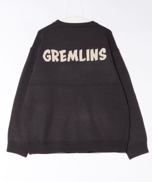 ADPOSION(アドポーション)の「【GREMLINS / グレムリン】ビックフェイス クルーネックニット(ニット/セーター・レディース・チャコールグレー/ブルー系/オフホワイト・X-LARGE/MEDIUM/LARGE)」の4枚目の写真