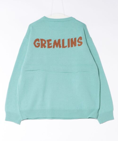 ADPOSION(アドポーション)の「【GREMLINS / グレムリン】ビックフェイス クルーネックニット(ニット/セーター・レディース・チャコールグレー/ブルー系/オフホワイト・X-LARGE/MEDIUM/LARGE)」の5枚目の写真