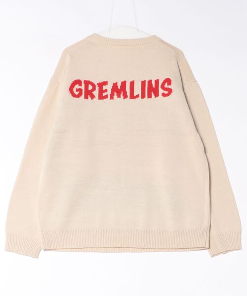 ADPOSION(アドポーション)の「【GREMLINS / グレムリン】ビックフェイス クルーネックニット(ニット/セーター・レディース・チャコールグレー/ブルー系/オフホワイト・X-LARGE/MEDIUM/LARGE)」の6枚目の写真