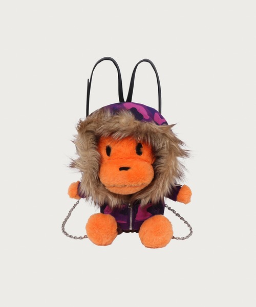 COLOR CAMO BABY MILO FUR DOLL BACKPACK（ショルダーバッグ）｜A
