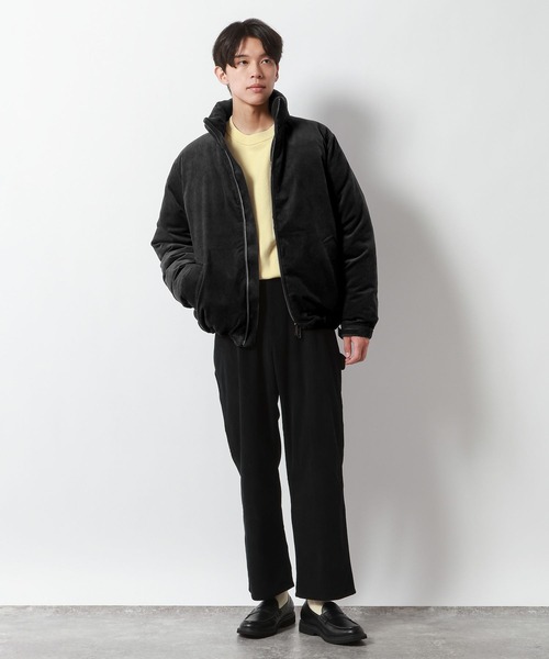 GLOBAL WORK(グローバルワーク)の「ライトウォームコーデュロイブルゾン/807735(ブルゾン・メンズ・ブラック/モカ・MEDIUM/SMALL/X-LARGE/LARGE)」の4枚目の写真