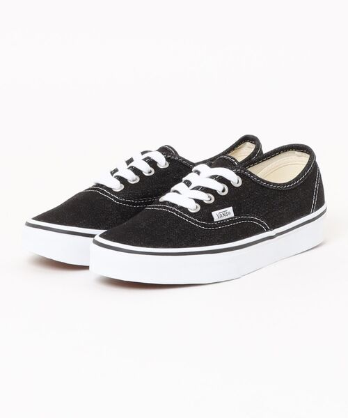 VANS(バンズ)の「VANS ヴァンズ AUTHENTIC オーセンティック VN000D7YBA2 *DENIM BLACK/WH(スニーカー・メンズ・ブラック・9/9h/10/11/12/6/6h/7/7h/8/8h/4h/5/5h)」の2枚目の写真