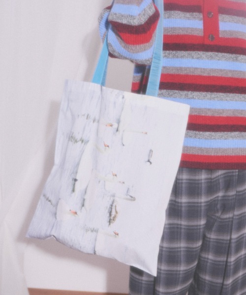 fig London(フィグロンドン)の「You’ve got you bag(トートバッグ・レディース・ブルー/グレー・FREE)」の13枚目の写真