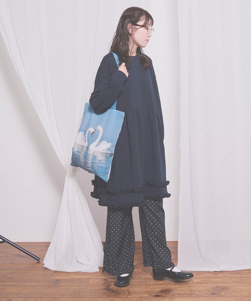 fig London(フィグロンドン)の「You’ve got you bag(トートバッグ・レディース・ブルー/グレー・FREE)」の16枚目の写真