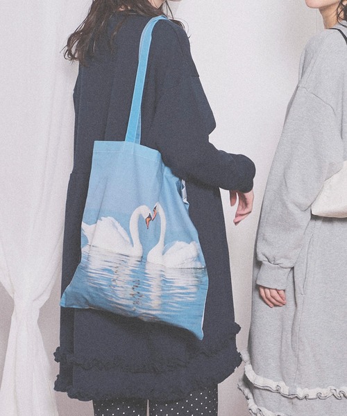 fig London(フィグロンドン)の「You’ve got you bag(トートバッグ・レディース・ブルー/グレー・FREE)」の17枚目の写真