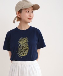 フルーツ刺繍Tシャツ