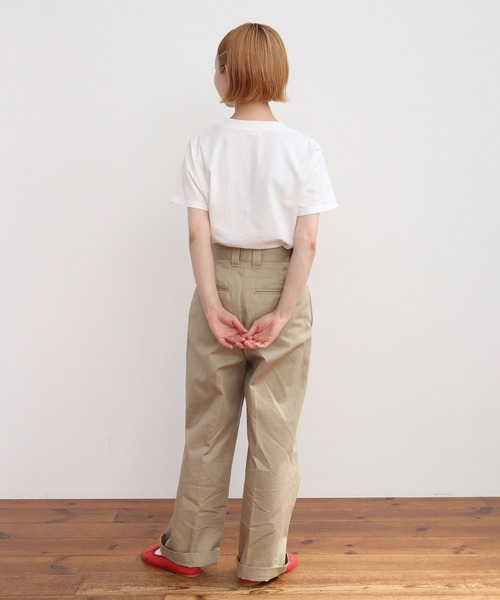 CHILD WOMAN(チャイルドウーマン)の「フルーツ刺繍Tシャツ(Tシャツ/カットソー・レディース・ネイビー/ピンク/ホワイト・FREE)」の11枚目の写真