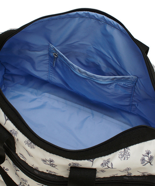 LeSportsac(レスポートサック)の「DELUXE MED WEEKENDER インクスケッチドフローラルアイボリー(ボストンバッグ・レディース・ホワイト・FREE)」の10枚目の写真