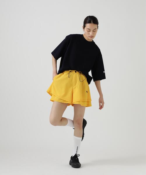 PEARLY GATES(パーリーゲイツ)の「【PGG】【直営店舗&公式オンライン限定】シエスタタフタショートパンツ (LADIES)(その他パンツ・レディース・ネイビー/イエロー系その他7・SMALL)」の3枚目の写真