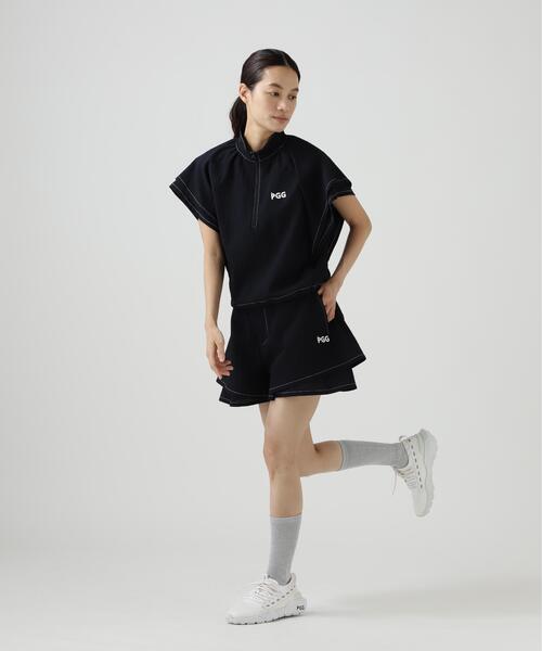 PEARLY GATES(パーリーゲイツ)の「【PGG】【直営店舗&公式オンライン限定】シエスタタフタショートパンツ (LADIES)(その他パンツ・レディース・ネイビー/イエロー系その他7・SMALL)」の17枚目の写真