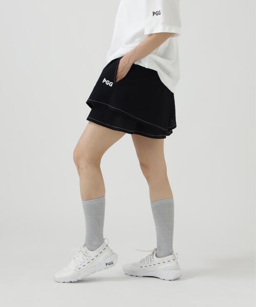 PEARLY GATES(パーリーゲイツ)の「【PGG】【直営店舗&公式オンライン限定】シエスタタフタショートパンツ (LADIES)(その他パンツ・レディース・ネイビー/イエロー系その他7・SMALL)」の20枚目の写真