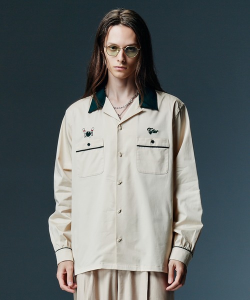 Chemical Burn Bowling Shirt / ケミカルバーンボウリングシャツ