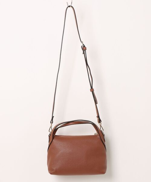 RIPANI(リパーニ)の「【RIPANI】2WAY ミニマルショルダーバッグ(Q66507)(ショルダーバッグ・レディース・ブラック/ブラウン・ALL)」の3枚目の写真