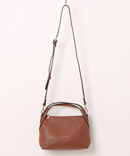 RIPANI(リパーニ)の「【RIPANI】2WAY ミニマルショルダーバッグ(Q66507)(ショルダーバッグ・レディース・ブラック/ブラウン・ALL)」の16枚目の写真