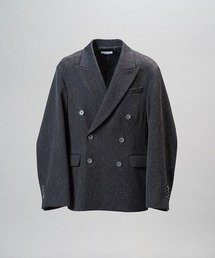 MAISON SPECIAL（メゾンスペシャル）の「《UNISEX》グランジネッププライムオーバーダブルブレストジャケット Grunge Nep Prime-Over Double-breasted Jacket【MAISON SPECIAL メゾンスペシャル】■セットアップ対応■（テーラードジャケット）」