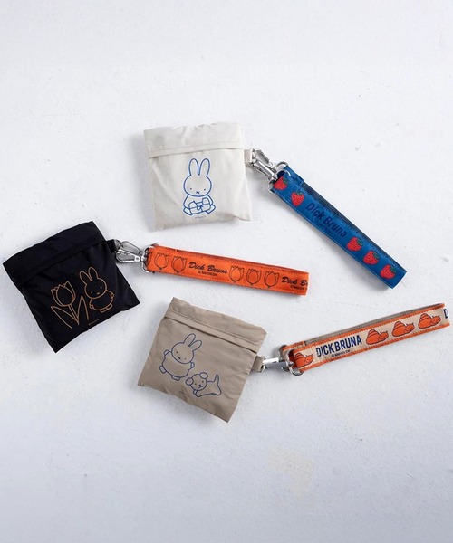 Dick Bruna(ディックブルーナ)の「"11"≪Dick Bruna≫miffy 1ポケット ストラップ付き ショッパー/エコバッグ(エコバッグ/サブバッグ・レディース・ベージュ/ブラック/アイボリー・ONE SIZE)」の5枚目の写真