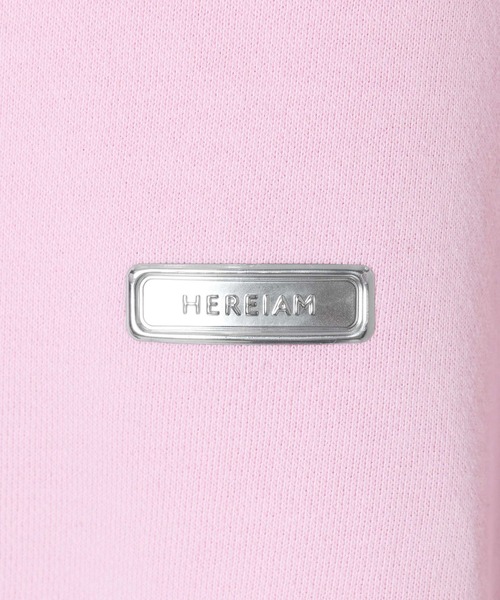 HEREIAM（ヘレイアム）の「【HEREIAM】JASTIN裏毛フーディー（パーカー・レディース・ブラック/ターコイズブルー/ライトピンク/ホワイト系・MEDIUM/LARGE）」の8枚目の写真