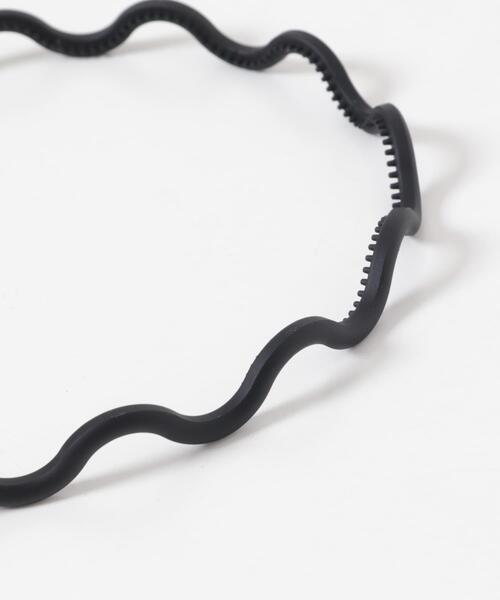URBAN RESEARCH(アーバンリサーチ)の「decor『デコール』 SET WAVE HEADBAND(カチューシャ・レディース・ブラック・-)」の8枚目の写真