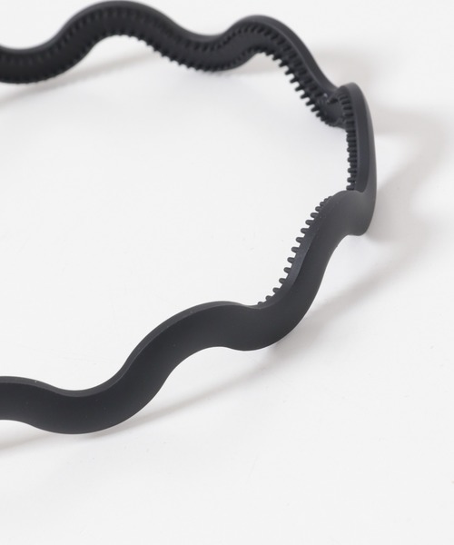 URBAN RESEARCH(アーバンリサーチ)の「decor『デコール』 SET WAVE HEADBAND(カチューシャ・レディース・ブラック・-)」の3枚目の写真