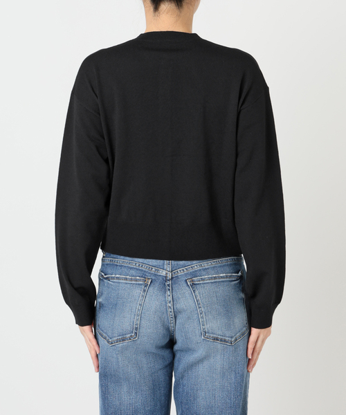 Spick & Span(スピックアンドスパン)の「《手洗い可 / 》メタルボタンクルーネックカーディガン(カーディガン/ボレロ・レディース・ブラック/モカ/グリーン・FREE)」の18枚目の写真